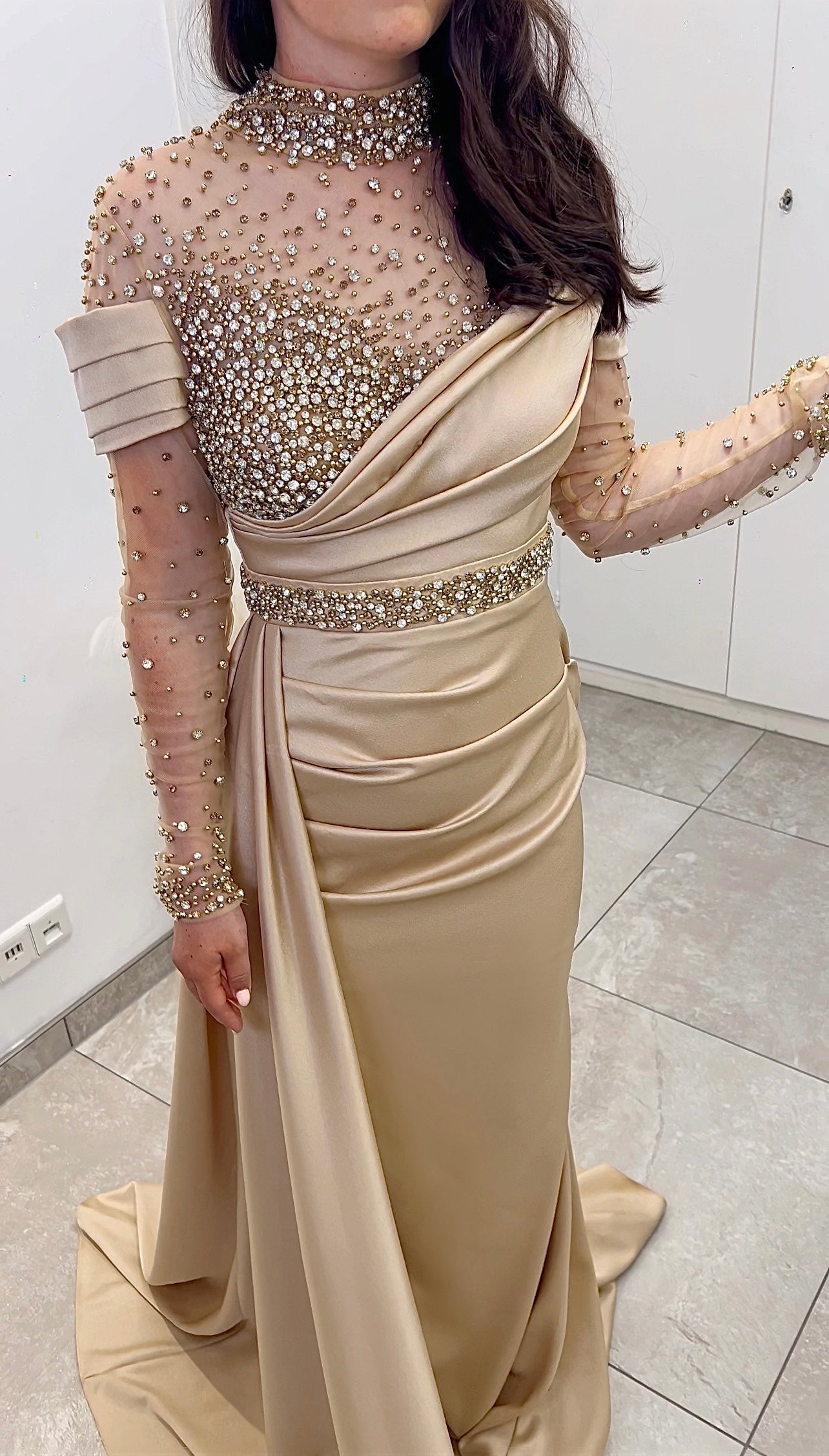 Aylin Dress Beige
